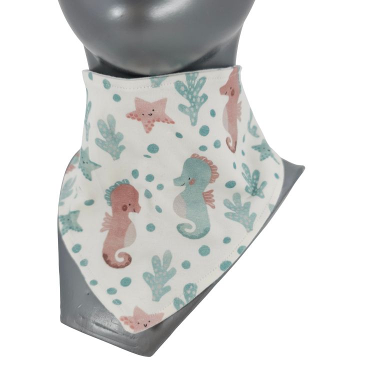 Wendeschlupfschal Under the Sea Seepferdchen